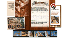 Desktop Screenshot of amishtimberframers.com